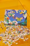 Christian Lacroix FRIVOLITÉS SET OF 2 SHAPED JIGSAW PUZZLE SET