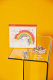 JONATHAN ADLER RAINBOW HAND 750 PIECE SHAPED PUZZLE