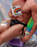 Be Nice Puffy Sticker Card - Third Drawer Down X David Shrigley