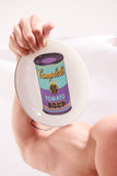 ANDY WARHOL LARGE PORCELAIN PLATE - CAMPBELL- TURQUOISE/PURPLE