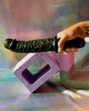 The Curved Dicktator 13 Mode Vibrating Giant Dildo Thruster