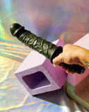 The Curved Dicktator 13 Mode Vibrating Giant Dildo Thruster