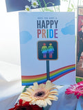 LESBIAN PRIDE GREETING CARD BY KWEER CARDS