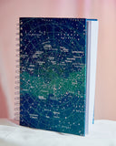 Constellation Grid 7 x 10" Wire-O Journal