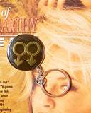 METAL DBL MALE KEY CHAIN