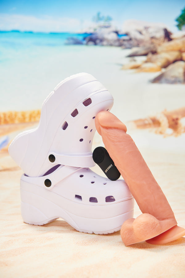 Big Shot Vibrating & Thrusting Silicone Dildo -10 Inch