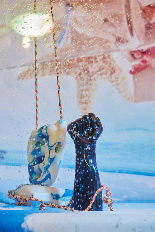 Rise Up Black PVC Fist by Master Series