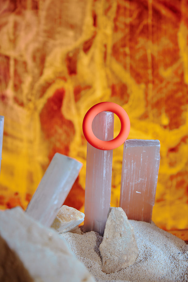 Link Up Ultra-Soft Verge Cock Ring - ORANGE