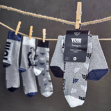 TOM OF FINLAND MULTI GRAY SOCKS BY FINLAYSON