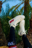 Comme Des Garçons Play Converse Single Heart Chuck Taylor All Star '70 High Top (beige)