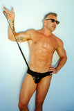 Ball Stretcher With Leash  by Strict Leather