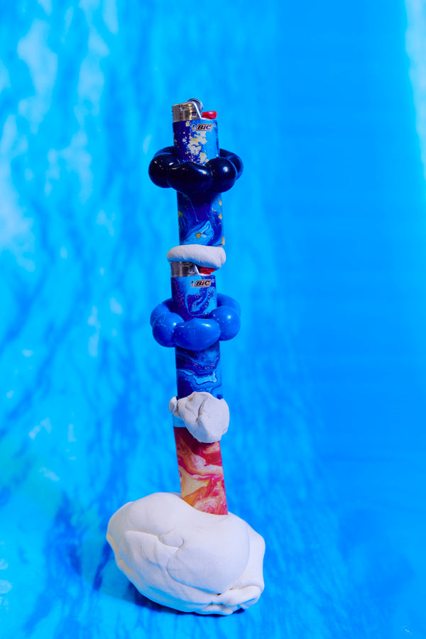 Oxballs Ultraballs Cock Ring Set (2 pack) - Black and Blue