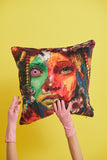 ASHLEY BICKERTON, UNTITLED (2019) Art Pillow for Henzel Studio