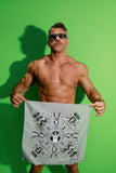 Tom of Finland Bandana by Peachy Kings gray