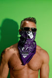 Tom of Finland Bandana by Peachy Kings purple