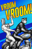 Tom of Finland VROOM VROOM Greeting Card by Kweer Cards