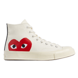 Comme Des Garçons Play Converse Single Heart Chuck Taylor All Star '70 High Top (beige)
