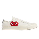 Comme Des Garçons Play Converse Single Heart Chuck Taylor All Star '70 Low Top (Beige)