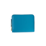 COMME DES GARÇONS ZIP AROUND MULTI-CARD WALLET BLUE