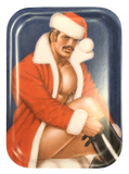 Tom of Finland Santa Wooden Tray