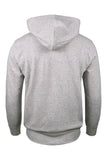 COMME des GARÇONS PLAY GRAY ZIP-UP HOODIE