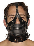 Premium Muzzle with Blindfold and Gags by Strict Leather