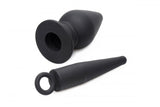 Plunged Silicone Hollow Plug with Insert