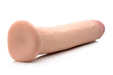 13 Inch Ultra Real Dual Layer Suction Cup dildo w/o Balls by USA Cocks - Light Skin Tone