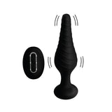 Under Control Silicone Vibrating Anal Plug with Remote Control