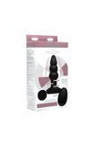 Slim I Rippled Rimming Plug with Remote Control