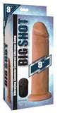 Big Shot Vibrating Silicone Dildo - 9 Inch