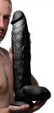 Master Cock Raging Rhino 17 Inch Veiny Dildo - Black