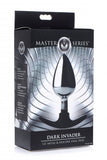 Dark Invader Metal and Silicone Anal Plug - Large