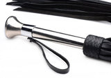 Leather Flogger with Stainless Steel Handle by Strict Leather