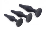 Triple Spire Tapered Silicone Anal Trainer Set by Master Series