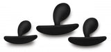 Master Series Dark Droplets 3 Piece Curved Silicone Anal Trainer Set