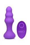 Thump It 7X Slim Ribbed Thumping Silicone Anal Plug