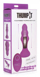 Thump It 7X Slim Ribbed Thumping Silicone Anal Plug