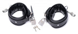 Master Series: Squat Anal Impaler with Spreader Bar and Cuffs