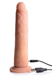 Big Shot Vibrating and Rotating Silicone Dildo - 8 Inch