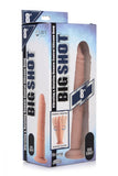 Big Shot Vibrating and Rotating Silicone Dildo - 8 Inch