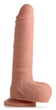 Big Shot Vibrating and Rotating Silicone Dildo w. Balls- 8 Inch