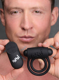 BANG Remote Control 28X Vibrating Cock Ring & Bullet - Black