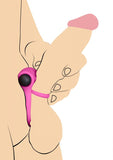 BANG Remote Control 28X Vibrating Cock Ring & Bullet - Pink