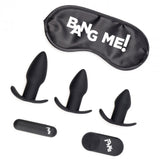 28X Backdoor Adventure Remote Control 3 Piece Butt Plug Vibe Kit