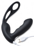 7X P-STRAP Milker Vibrating Prostate Stim w/ Cock & Ball Harness