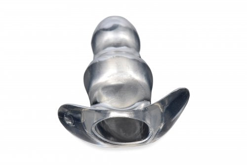 CLEAR VIEW HOLLOW ANAL PLUG - SMALL