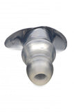 CLEAR VIEW HOLLOW ANAL PLUG - XLARGE