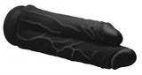 Master Cock Double Stuffer 10" Double Pecker Dildo - Black