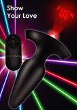 Laser "Fuck Me" Small Anal Plug w/ remote